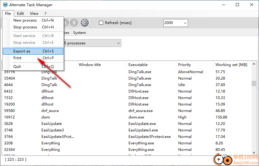 Alternate Task Manager(进程管理器)