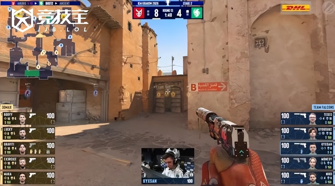 IEM克拉科夫3DMAX对Falcons比赛分析_Falcons在Dust2图中的战术执行_3dmax orbit